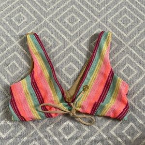 Luli Fama reversible bikini top size M. NEVER WORN!!